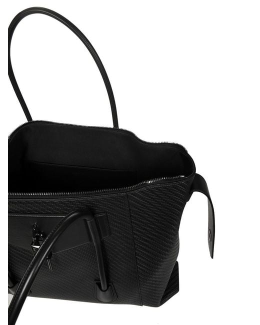 Givenchy Black Antigona Lock Soft Large Handbag for men