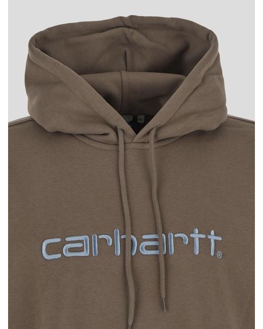 Carhartt Gray Hooded Sweatshirt for men