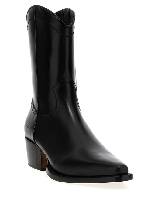 DSquared² Black 'Cowboy' Boots for men