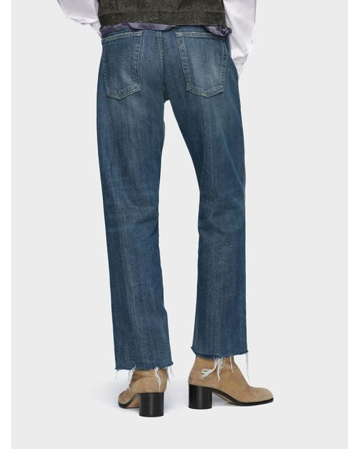 Maison Margiela Blue Straight Jeans for men