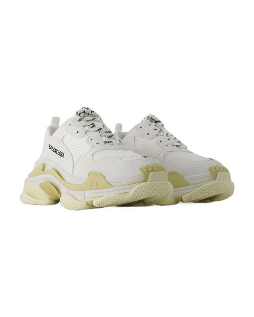 Balenciaga Gray Triple S Sneakers