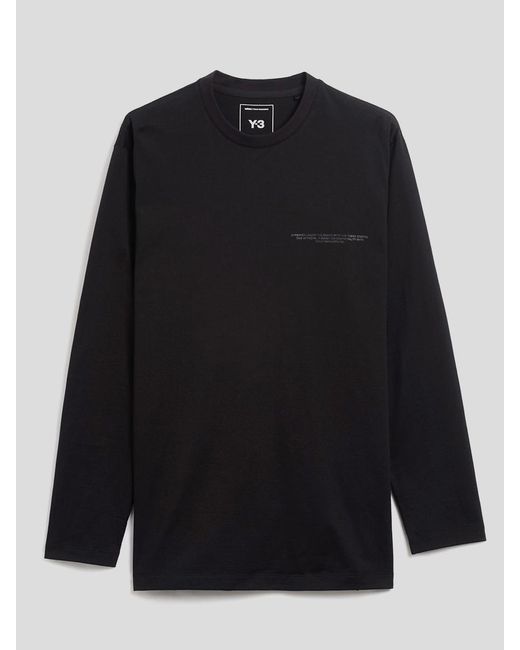 Y-3 Black Y-3 T-Shirts And Polos