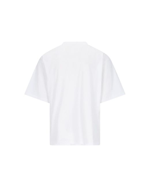 Marni White Logo T-shirt for men