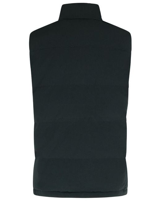 Canada Goose Black 'Freestyle' Cotton Blend Vest for men