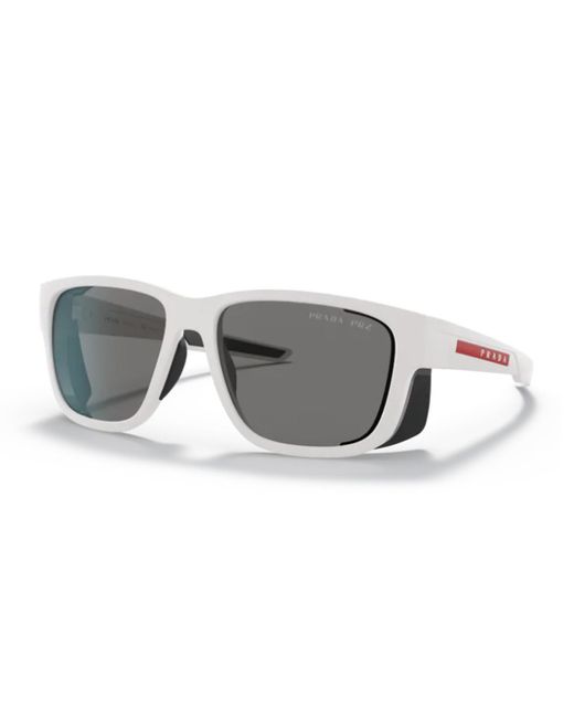 Prada Gray Ps07Ws Polarizzato Sunglasses for men