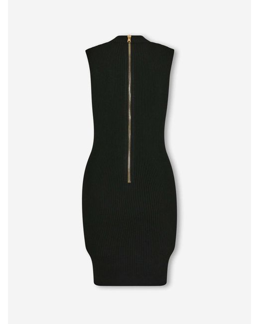 Balmain Women's Black Mini Knit Dress - www.jkreigsman.com