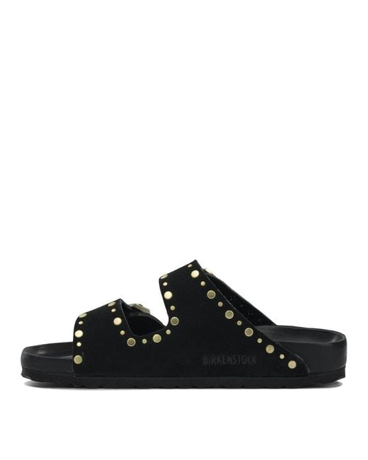 Birkenstock Black "Arizona Rivet Exquisite" Sandals