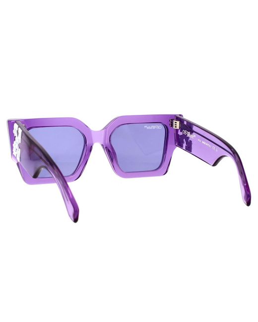 Off-White c/o Virgil Abloh Purple Sunglasses