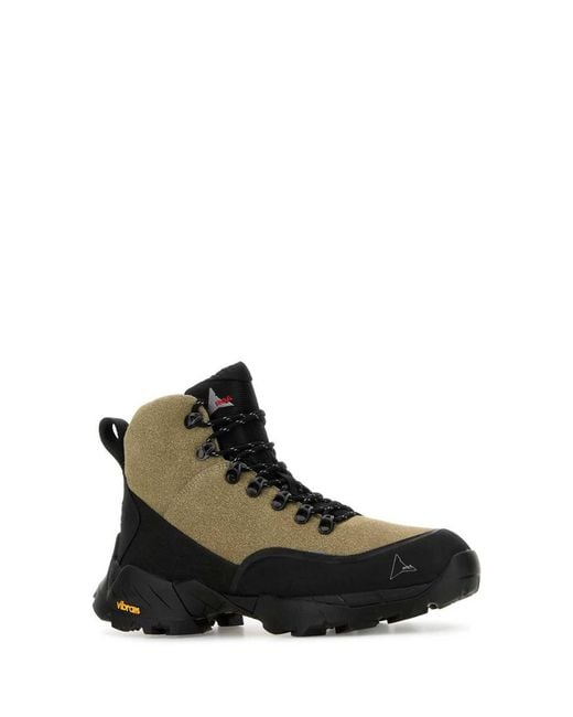 Roa Black Boots for men