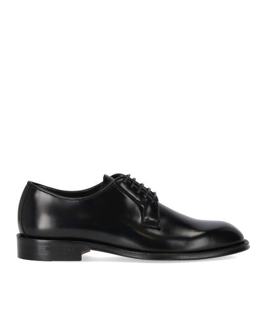 DSquared² Black D2 Classic Derby Shoe for men