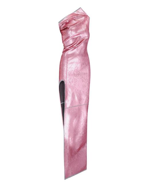 Rick Owens Pink 'Athena' Dress