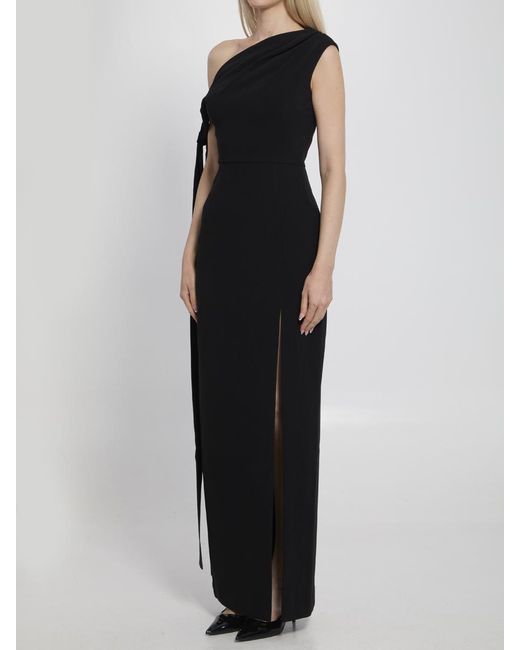 Solace London Black Irina Maxi Dress