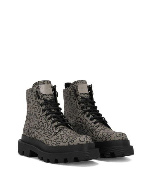 Dolce & Gabbana Black Boot Shoes for men