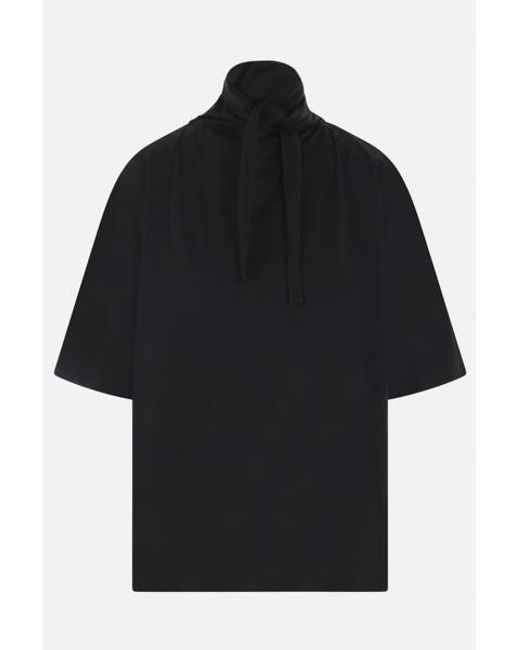 Lemaire Black T-Shirts And Polos