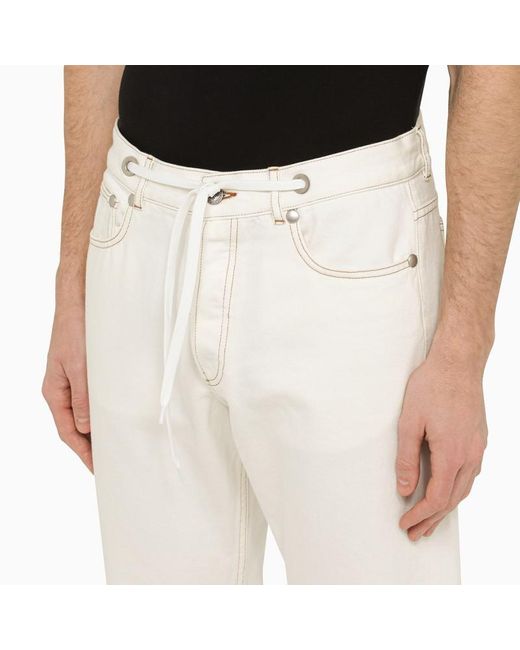A.P.C. White X Nrl Écru Denim Trousers for men