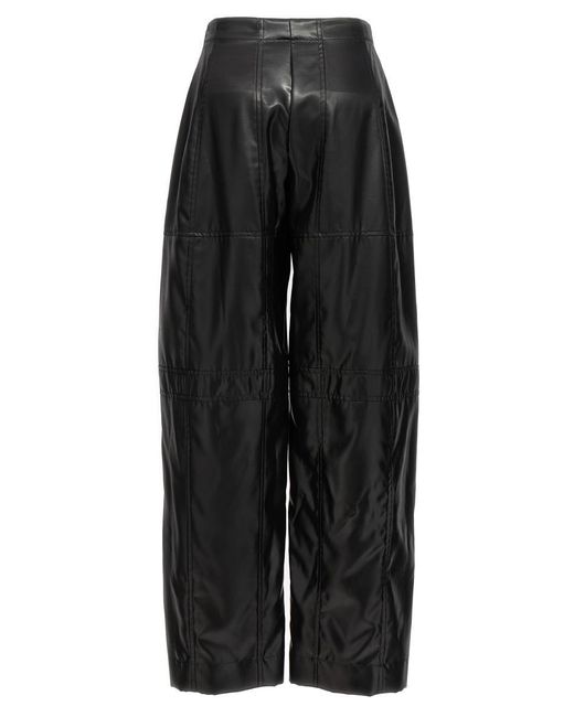Jil Sander Black Coated Pants