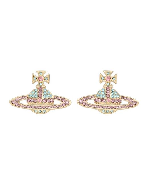Vivienne Westwood White "Kika" Earrings