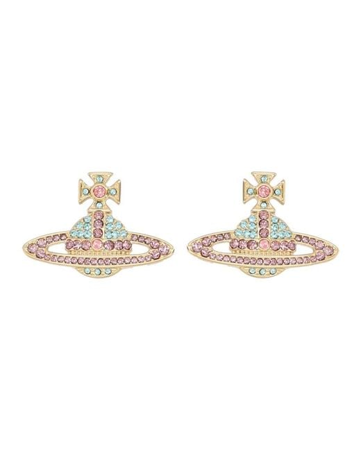 Vivienne Westwood White "Kika" Earrings
