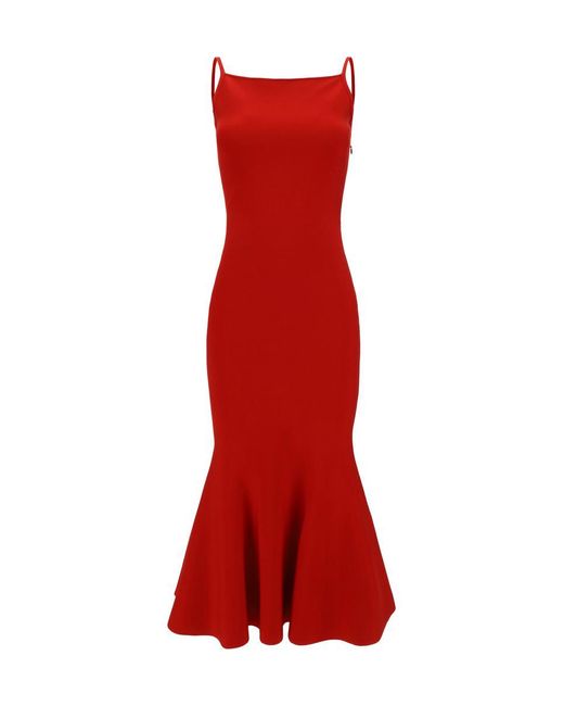 Alexander McQueen Red Dresses