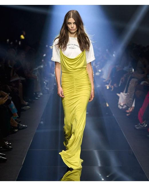 Elisabetta Franchi Yellow Dresses