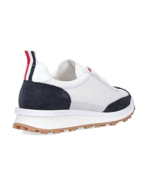 Thom Browne White "tech Runner" Sneakers for men