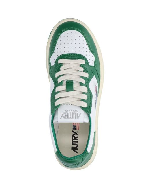 Autry Green Low "medalist" Sneakers