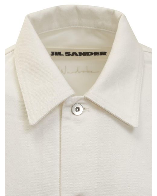 Jil Sander White Shirt 01 for men