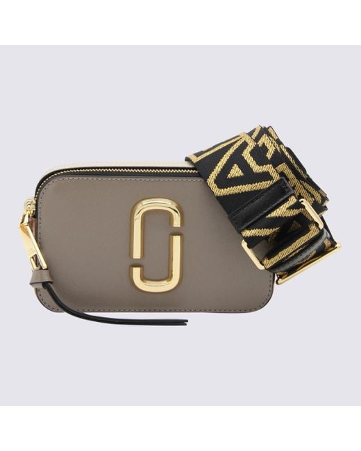 Marc Jacobs Multicolor Cement And Multicolour Leather The Snapshot Crossbody Bag