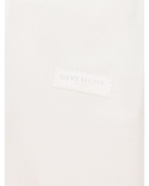 Givenchy White T-Shirt And Polo Shirt for men