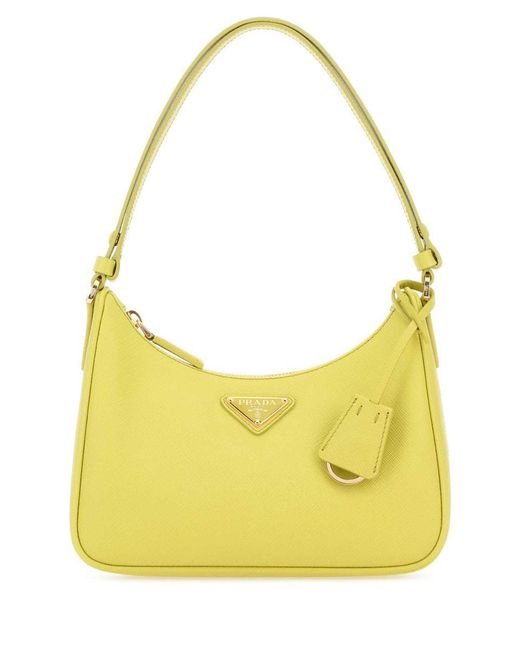 Prada Yellow Handbags.