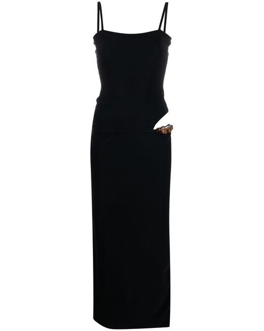 Christopher Esber Black Cut-out Detai Sleeveless Dress