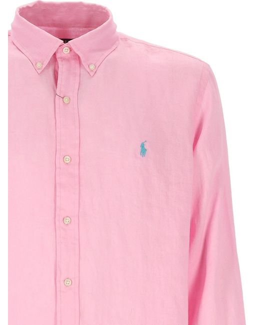 Polo Ralph Lauren Pink Shirts for men