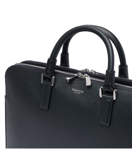 Serapian Black Suitcases for men