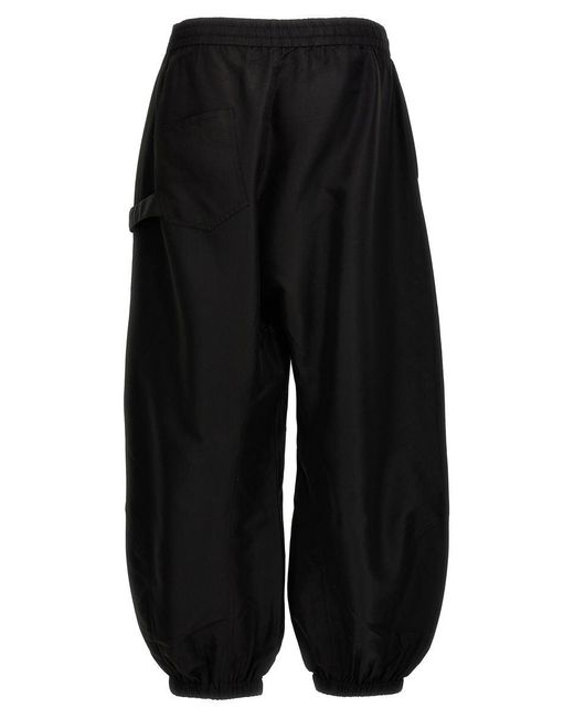J.W. Anderson Black 'Twisted' Joggers for men