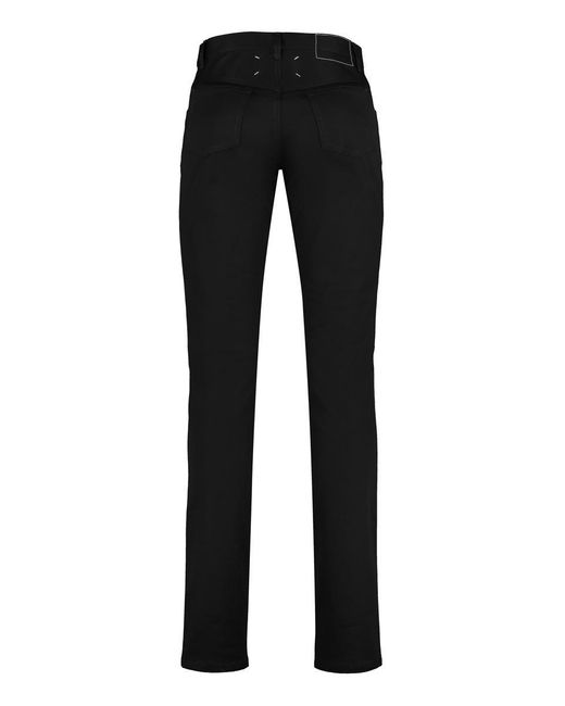 Maison Margiela Black Memory-of 5-pocket Straight-leg Jeans for men