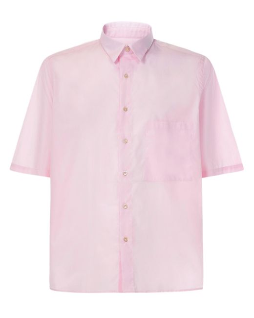 Low Brand Cotton Shirts Pink for Men | Lyst