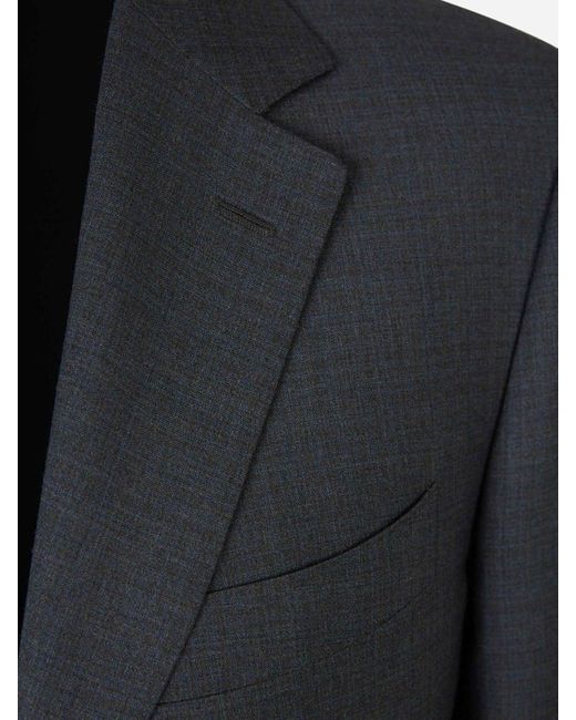 Canali Blue Classic Wool Suit for men