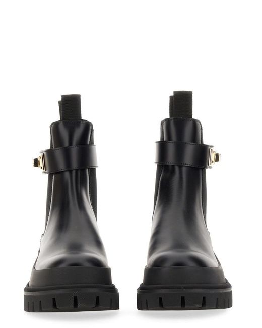 Dolce & Gabbana Black Leather Boot