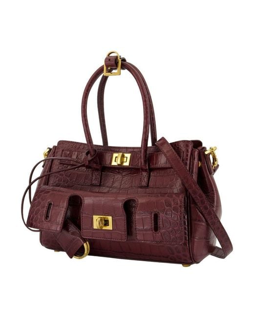 Balenciaga Purple Bel Air Carry All Purse