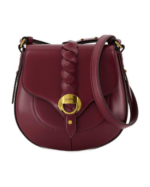 Isabel Marant Purple Altay Small Gd Crossbody