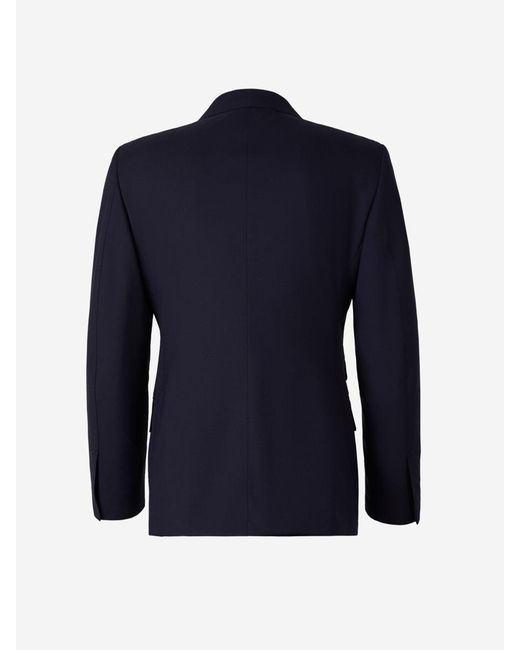 Tom Ford Blue Plain Wool Suit for men