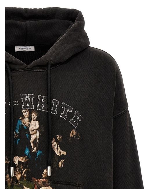 Off-White c/o Virgil Abloh Black 'mary Skate' Hoodie for men