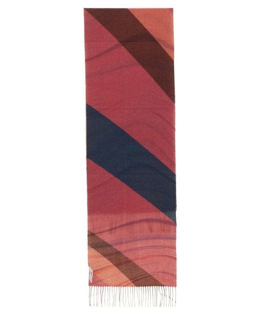 Paul Smith Natural "Dusky Swirl" Scarf