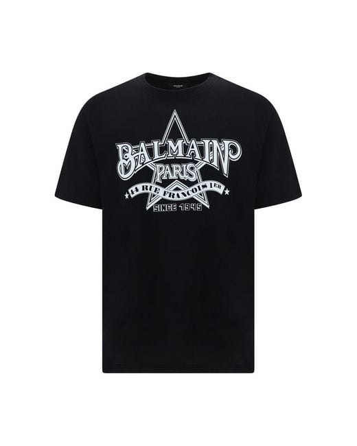 Balmain Black T-shirts for men