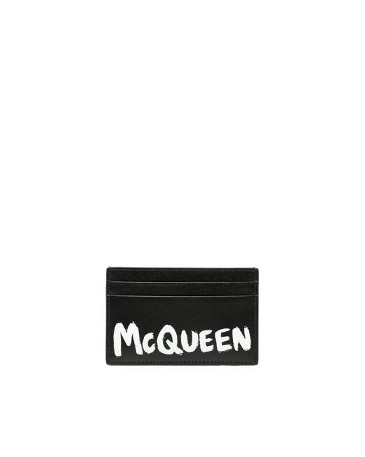 Alexander McQueen Black Small Leather Goods for men