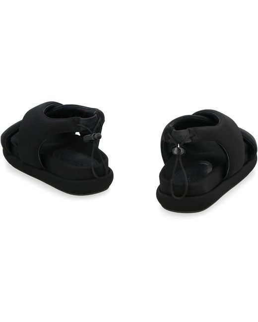 Gia Borghini Black Chunky Sandal