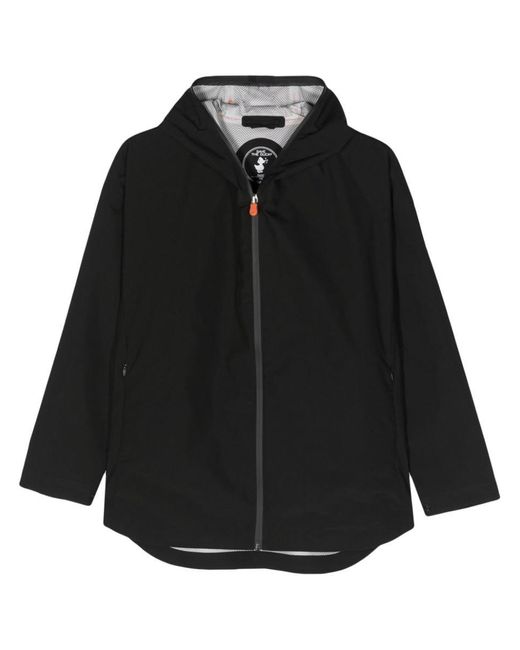 Save The Duck Black Jacket With Patch