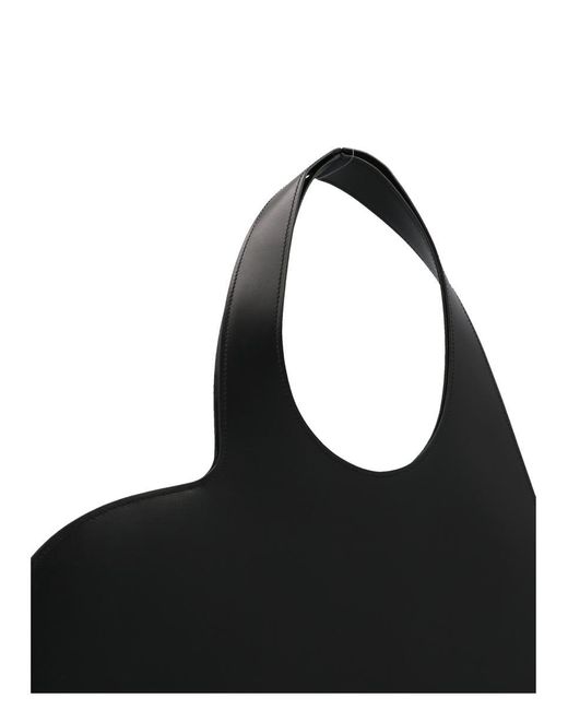 Coperni Black 'Heart Swipe' Handbag