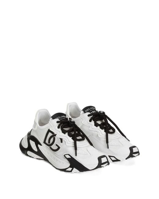 Dolce & Gabbana White Sports Shoes