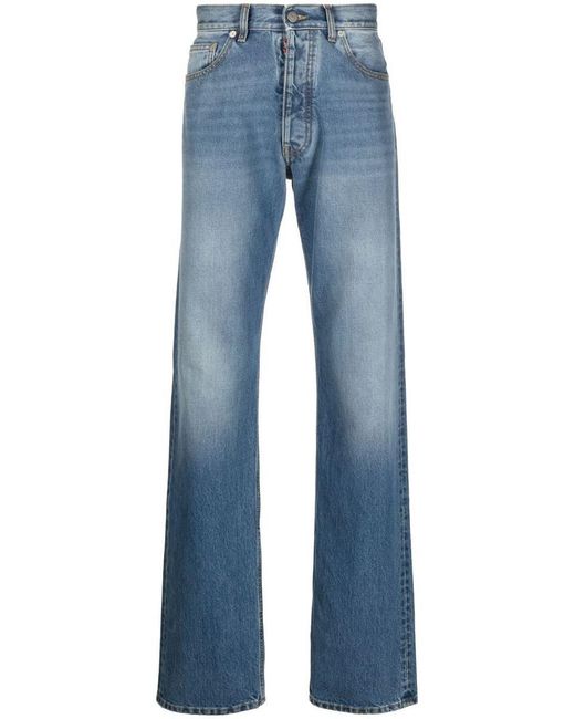Maison Margiela Blue Straight-leg Jeans - Unisex - Cotton/polyester for men
